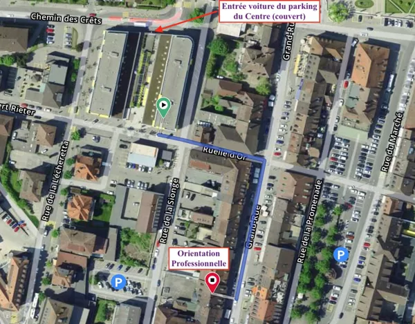 À 2 minutes du parking du Centre (couvert)