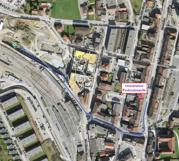 À 6-7 minutes de la gare
